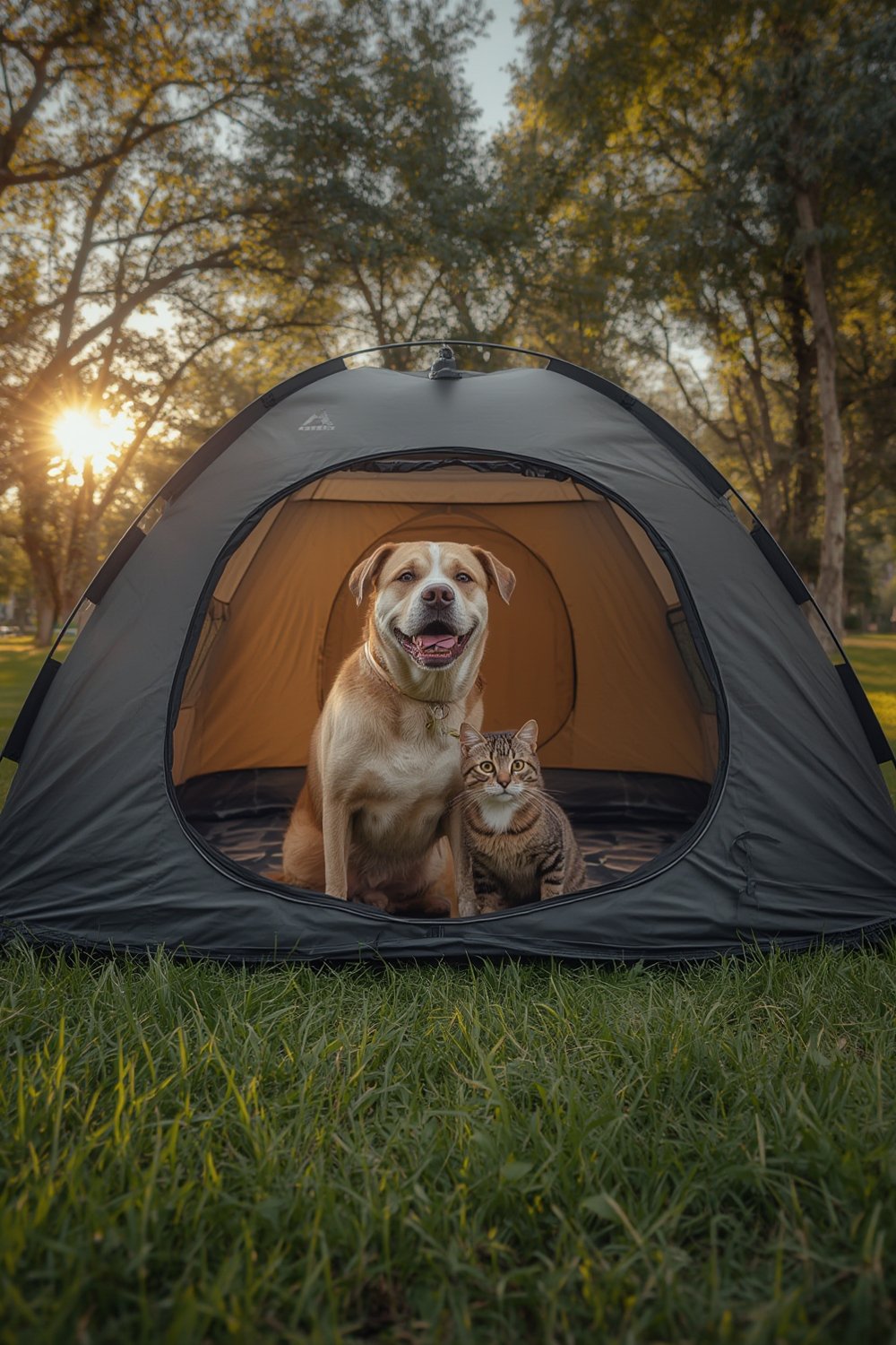 Portable Pet Tent - Illustration 1