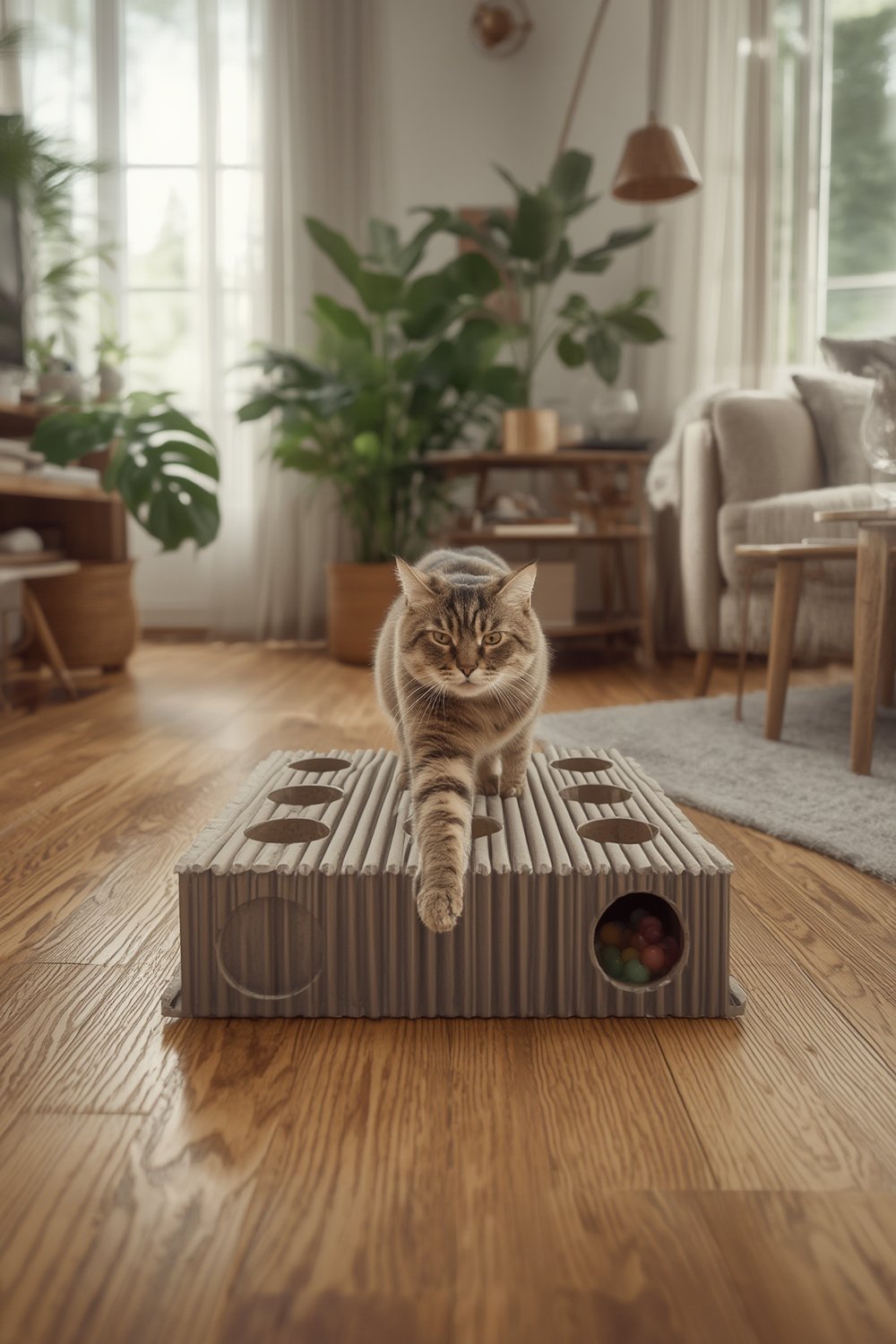Cat Scratcher: 7 Ultimate Secrets For The Amazing Catstages Scratch N' Hunt Interactive Cat Puzzle Toy 2026 1 cat scratcher product view