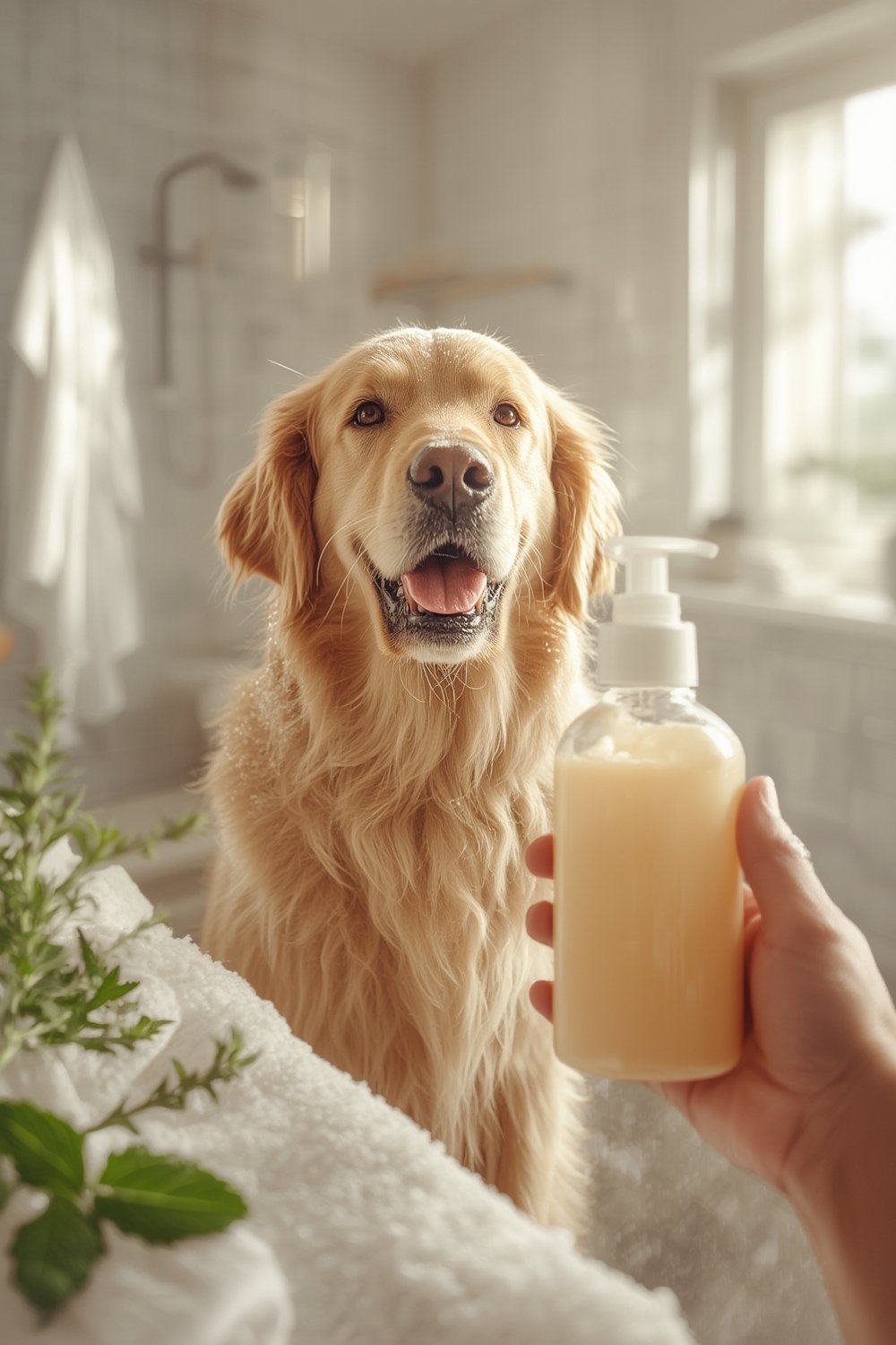 dog shampoo product view