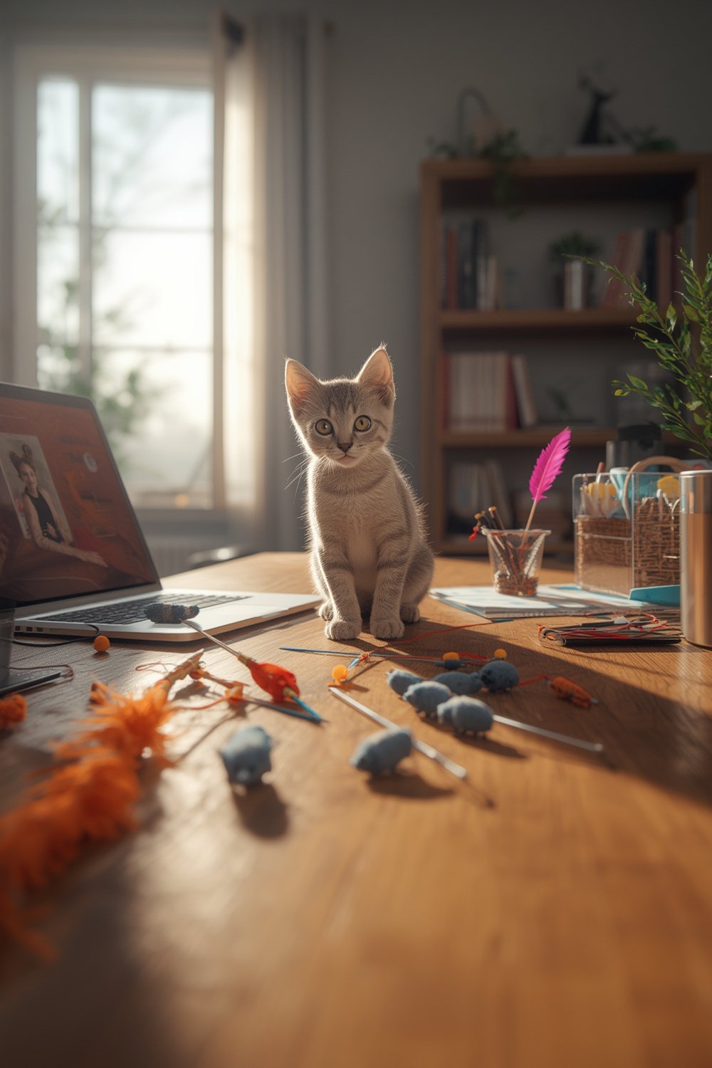 How To Keep Kitten Entertained While Working: 9 Best Proven Ways For Happy, Stress-Free Workdays 2 how to keep kitten entertained while working - Illustration 1