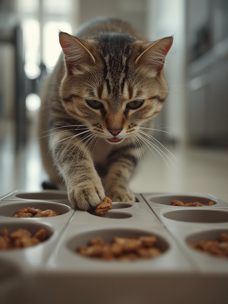 cat puzzle in action