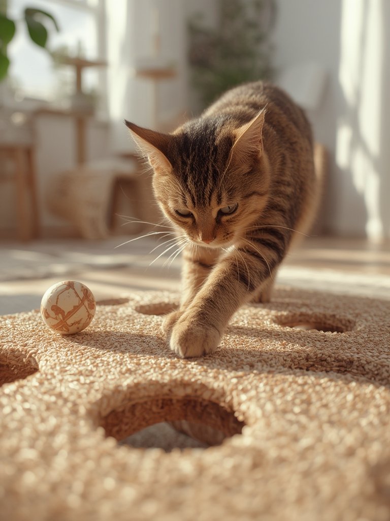 Cat Scratcher: 7 Ultimate Secrets For The Amazing Catstages Scratch N' Hunt Interactive Cat Puzzle Toy 2026 2 cat scratcher in action