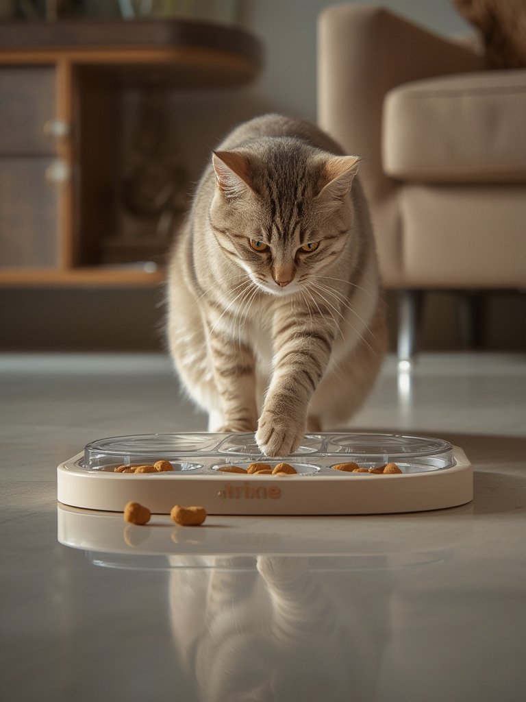 cat puzzle in action