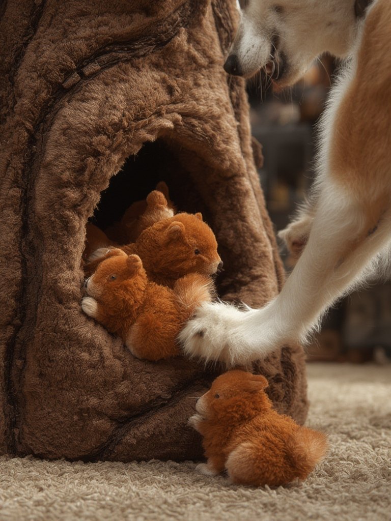 Dog Puzzle: 6 Ultimate Secrets For Amazing Outward Hound Hide-A-Squirrel Dog Toy – Interactive 2‑In‑1 Plush Puzzle With 6 Squeaky Removable Squirrels, X-Large 2026 2 dog puzzle in action