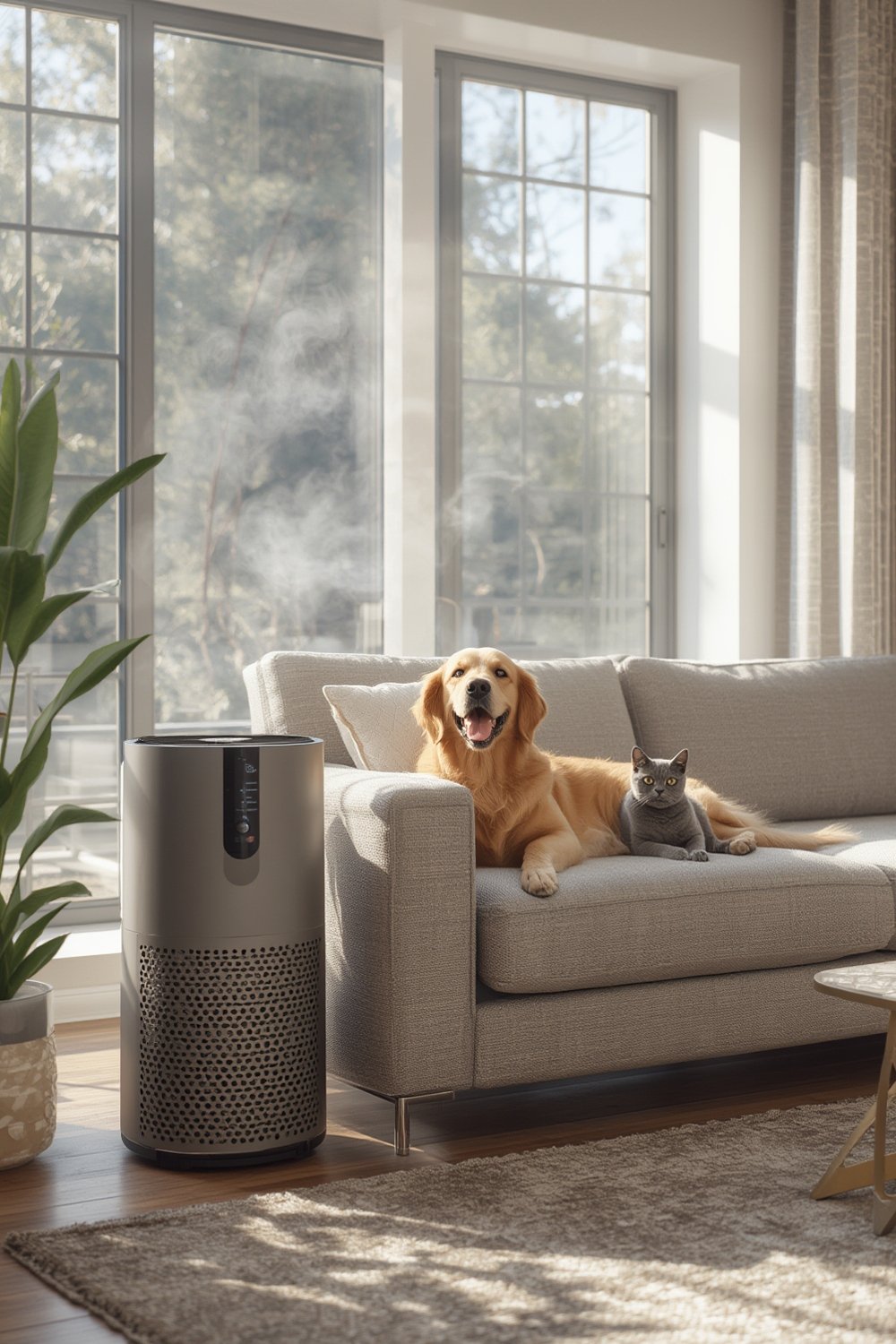 pet air purifier - Illustration 1