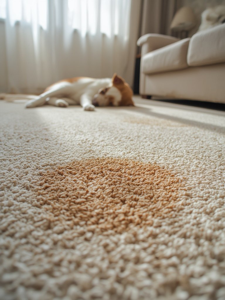 carpet shampoo in action