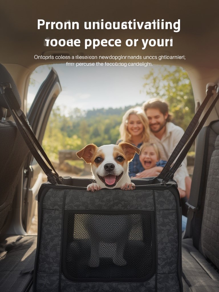 portable dog car seat - Illustration 3