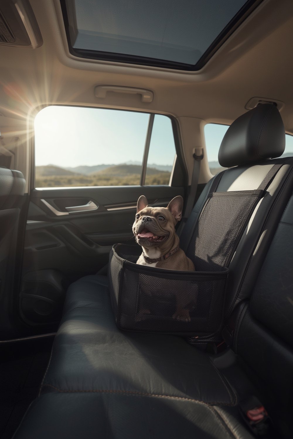 portable dog car seat - Illustration 1
