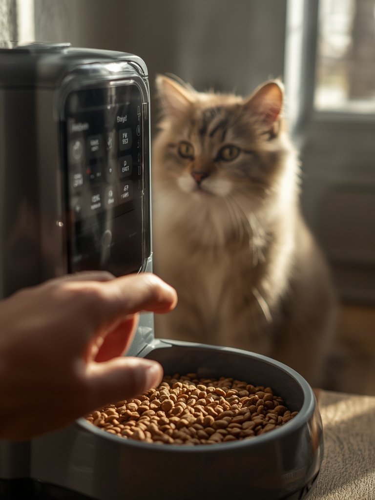 smart automatic pet feeder - Illustration 2