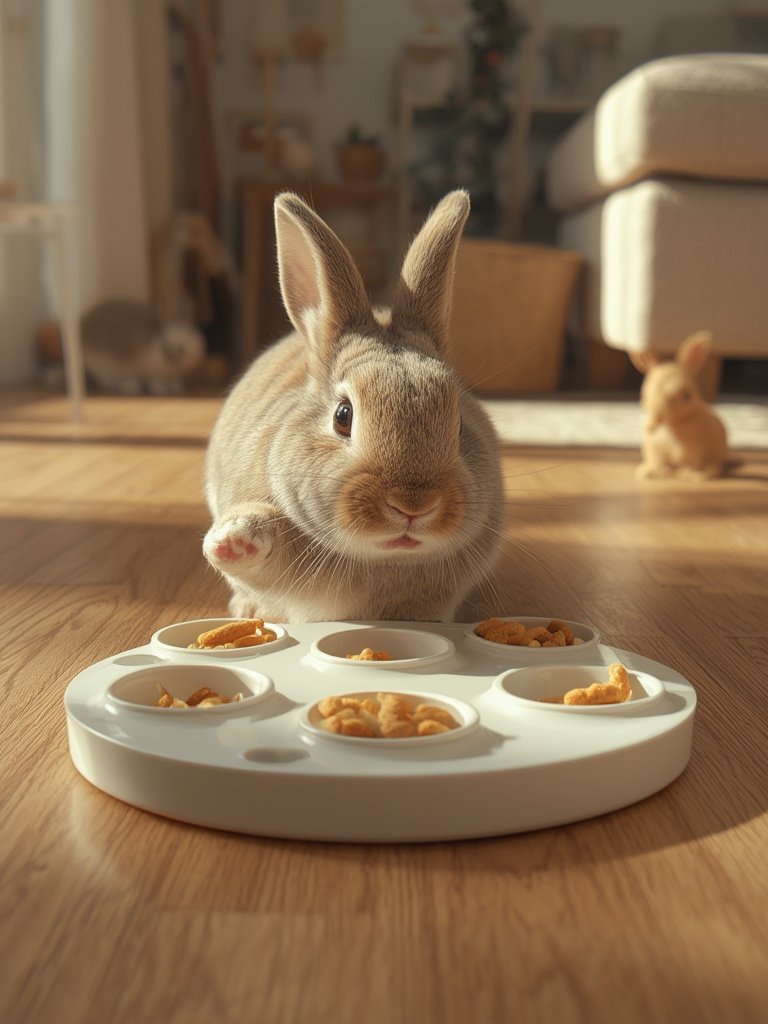 rabbit puzzle in action